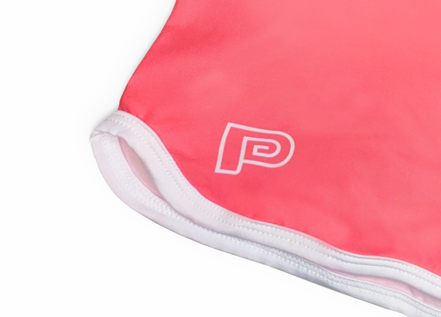 PINK AND WHITE PERUVIAN PROBLEM SHORTS