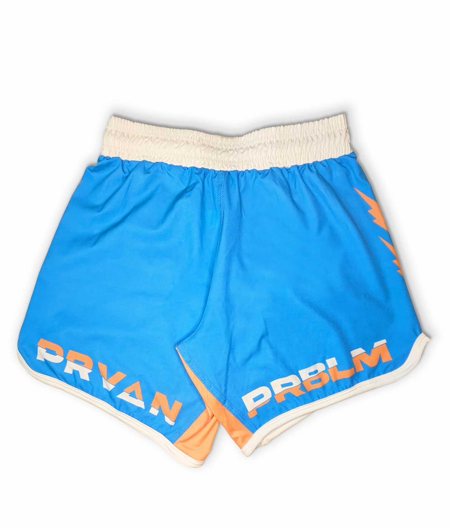 BLUE WITH ORANGE PERUVIAN PROBLEM SHORTS