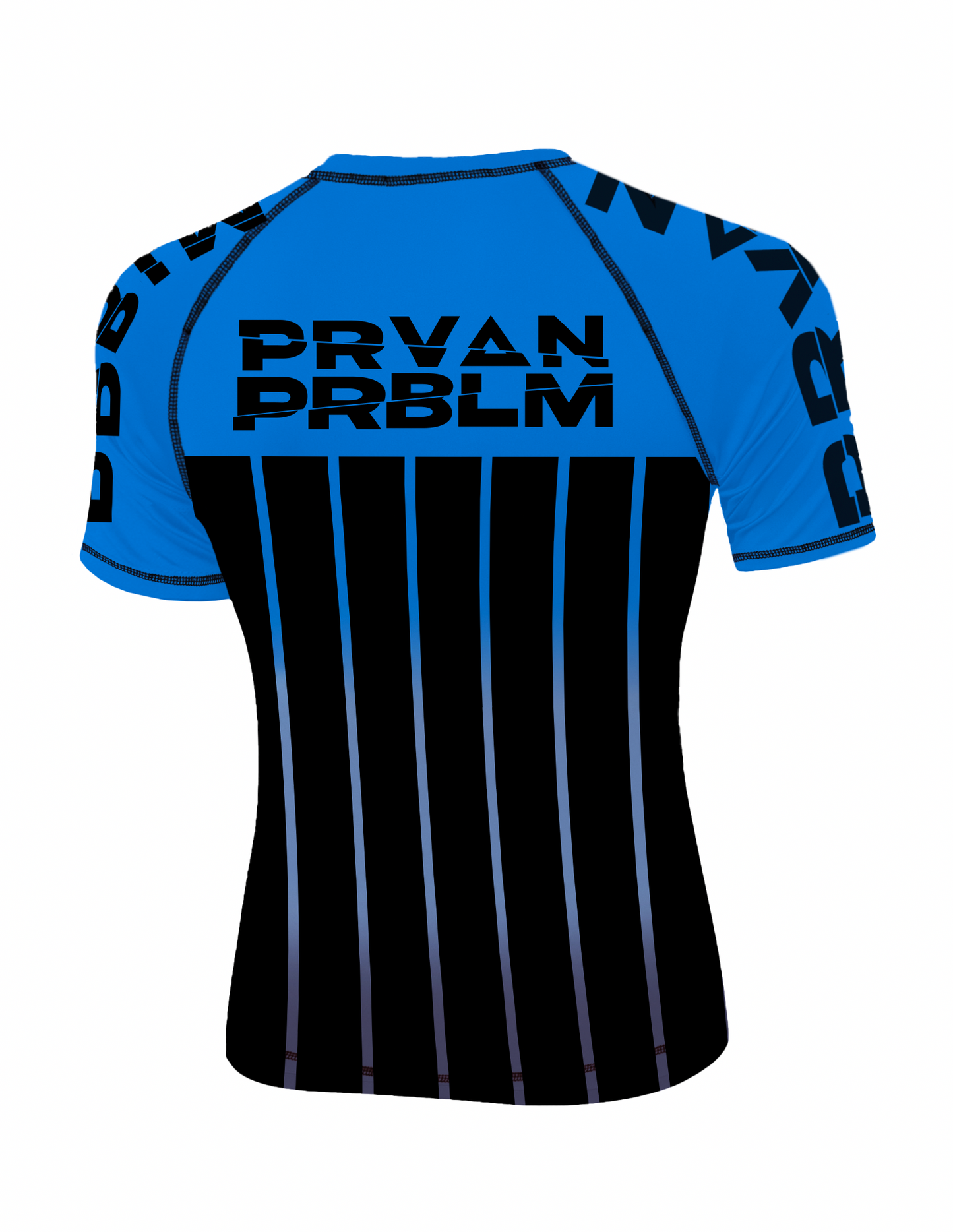 BLUE RANK PERUVIAN PROBLEM RASH GUARD