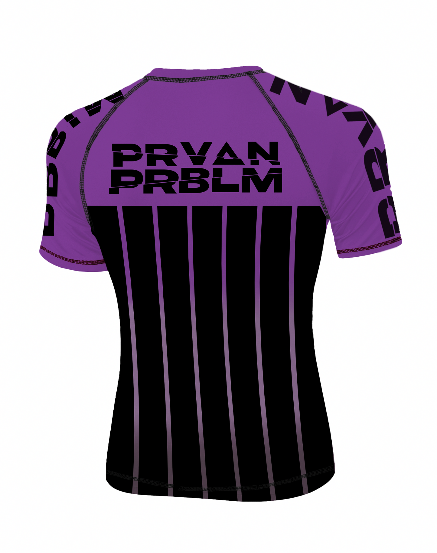 PURPLE RANK PERUVIAN PROBLEM RASH GUARD