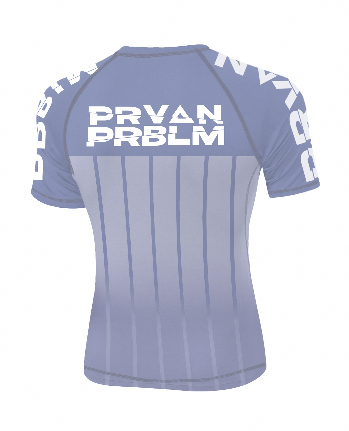 WHITE RANK PERUVIAN PROBLEM RASH GUARD