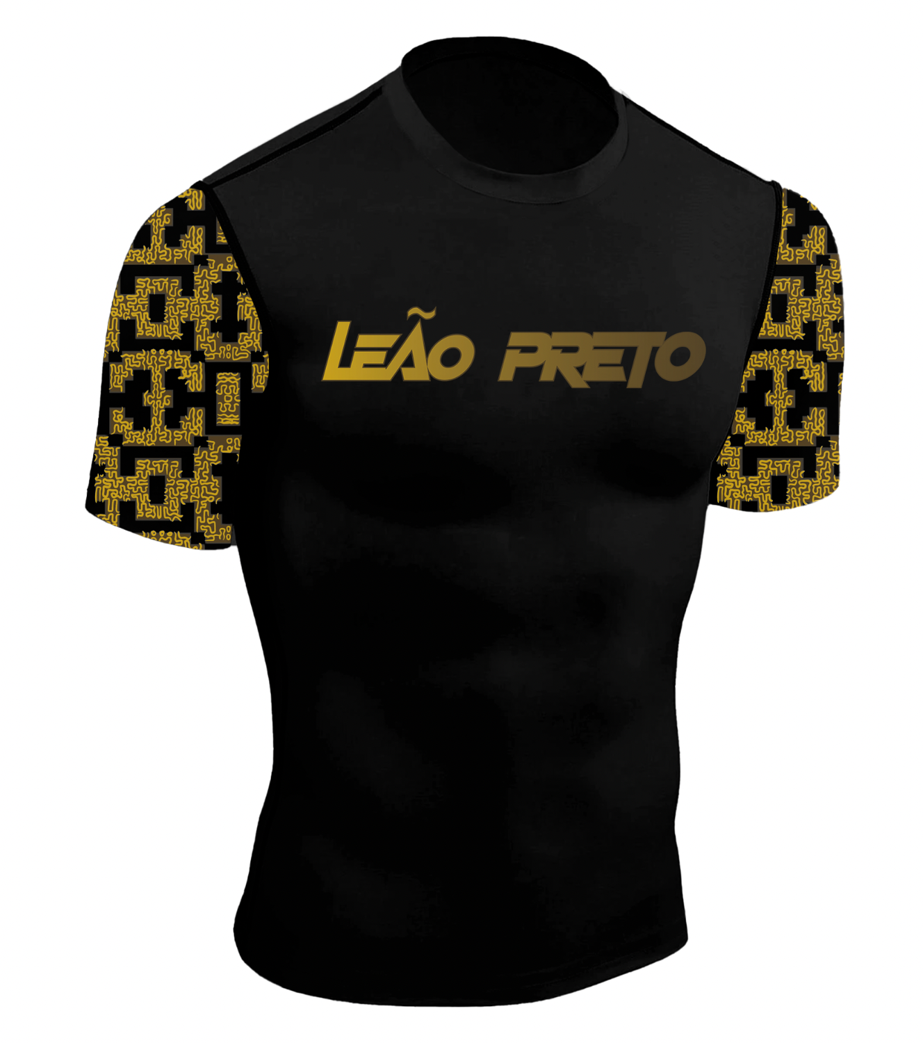 LEÃO PRETO SHIPIBO SHORT SLEEVE RASH GUARD