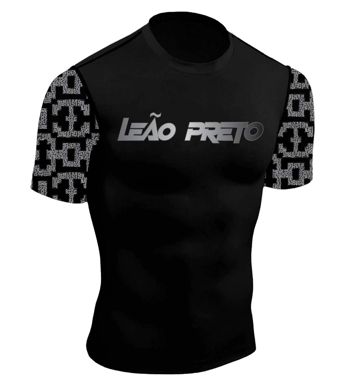 LEÃO PRETO SHIPIBO SHORT SLEEVE RASH GUARD