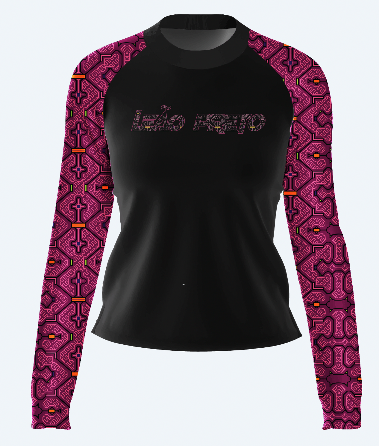 LEÃO PRETO SHIPIBO LONG SLEEVE RASH GUARD