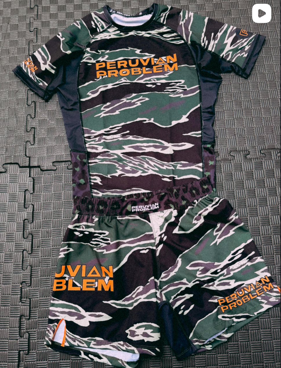 LIMITED EDITION - CAMO PERUVIAN PROBLEM SHORTS