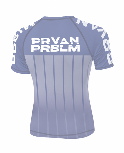 WHITE RANK PERUVIAN PROBLEM RASH GUARD