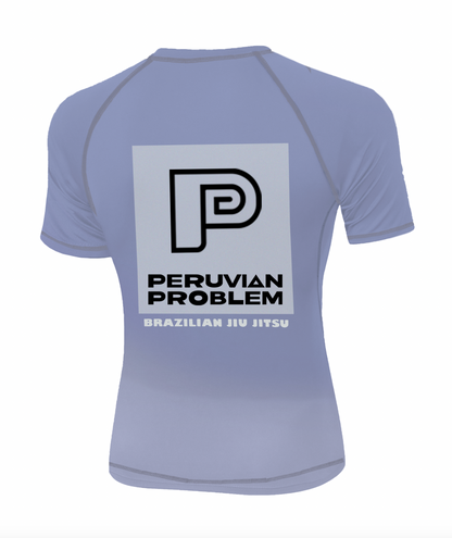 LIGHT GREY PERUVIAN PROBLEM RASH GUARD