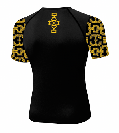 LEÃO PRETO SHIPIBO SHORT SLEEVE RASH GUARD