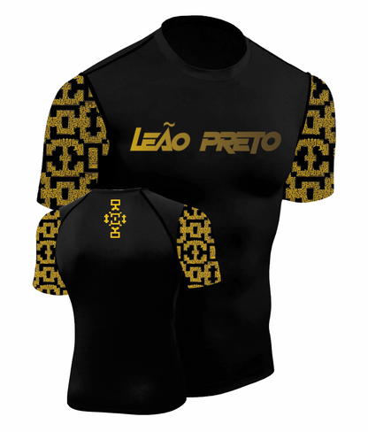 LEÃO PRETO SHIPIBO SHORT SLEEVE RASH GUARD