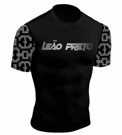 LEÃO PRETO SHIPIBO SHORT SLEEVE RASH GUARD