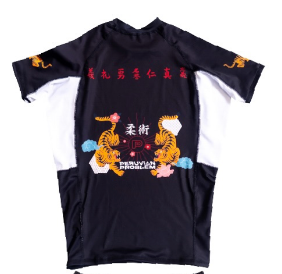 LIMITED EDITION - TIGER 2.0 PERUVIAN PROBLEM SHORT SLEEVE RASH GUARD