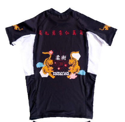 LIMITED EDITION - TIGER 2.0 PERUVIAN PROBLEM SHORT SLEEVE RASH GUARD