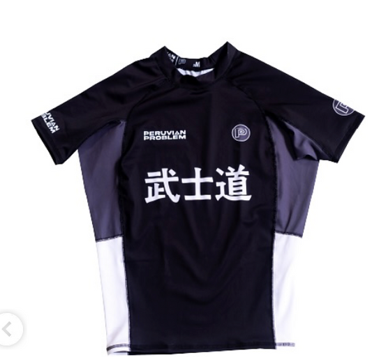 LIMITED EDITION - RANKED 2.0 PERUVIAN PROBLEM SHORT SLEEVE RASH GUARD