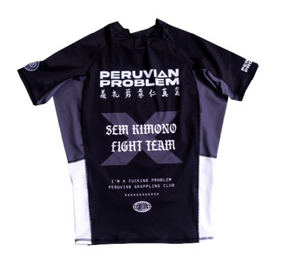 LIMITED EDITION - RANKED 2.0 PERUVIAN PROBLEM SHORT SLEEVE RASH GUARD