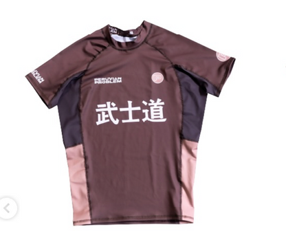 LIMITED EDITION - RANKED 2.0 PERUVIAN PROBLEM SHORT SLEEVE RASH GUARD