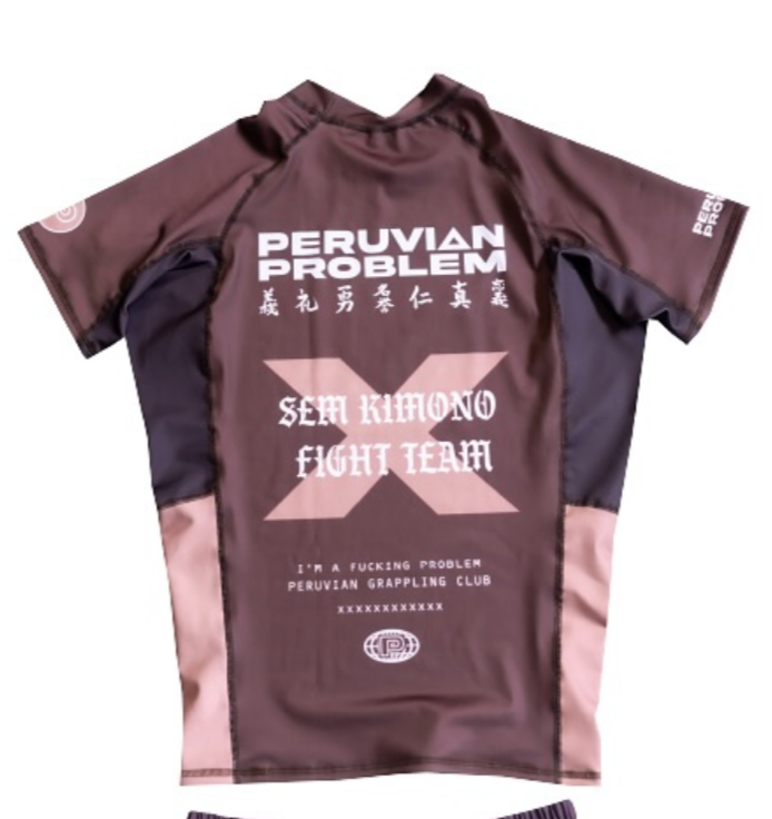 LIMITED EDITION - RANKED 2.0 PERUVIAN PROBLEM SHORT SLEEVE RASH GUARD