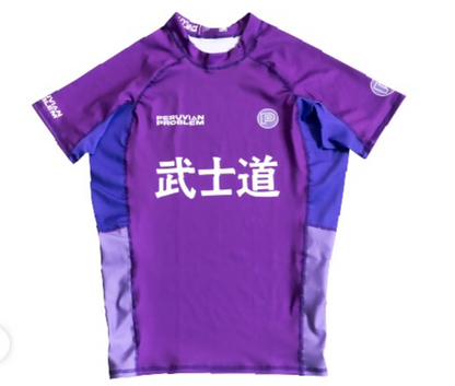 LIMITED EDITION - RANKED 2.0 PERUVIAN PROBLEM SHORT SLEEVE RASH GUARD