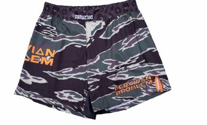 LIMITED EDITION - CAMO PERUVIAN PROBLEM SHORTS