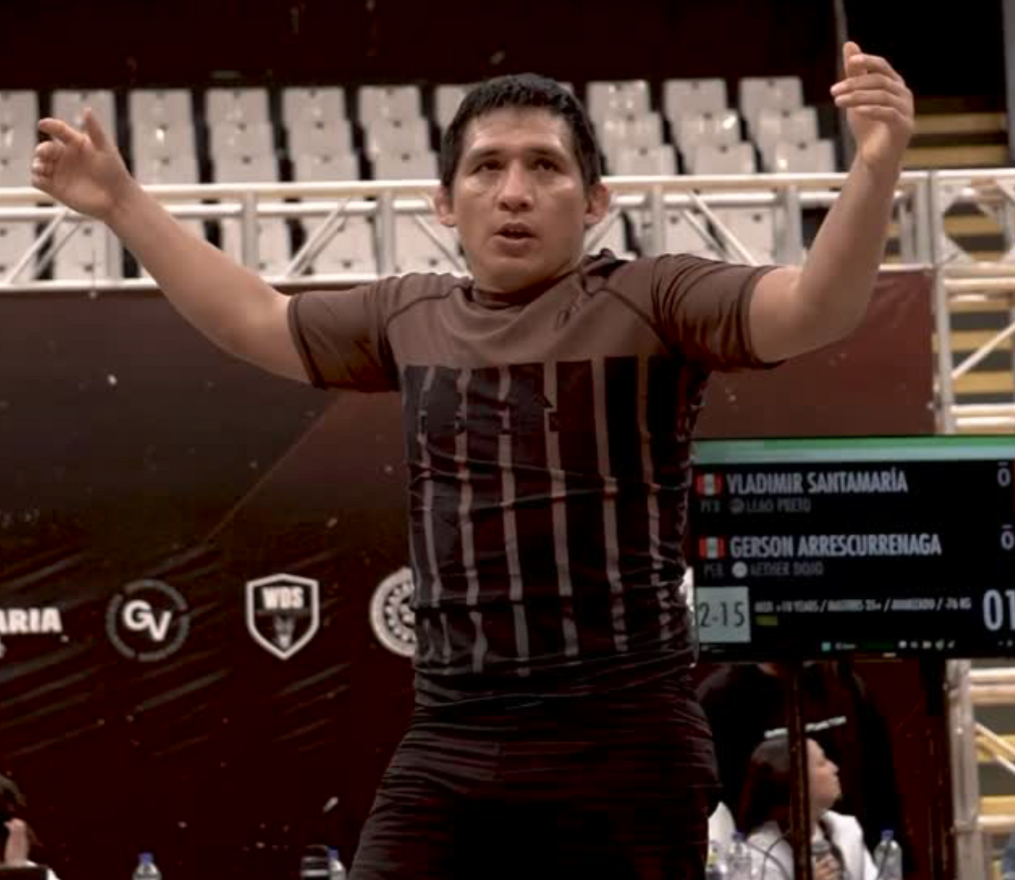 LIMITED EDITION - BROWN RANK PERUVIAN PROBLEM RASH GUARD