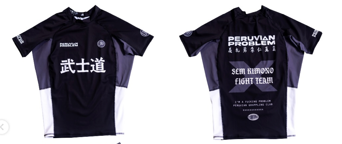 LIMITED EDITION - RANKED 2.0 PERUVIAN PROBLEM SHORT SLEEVE RASH GUARD