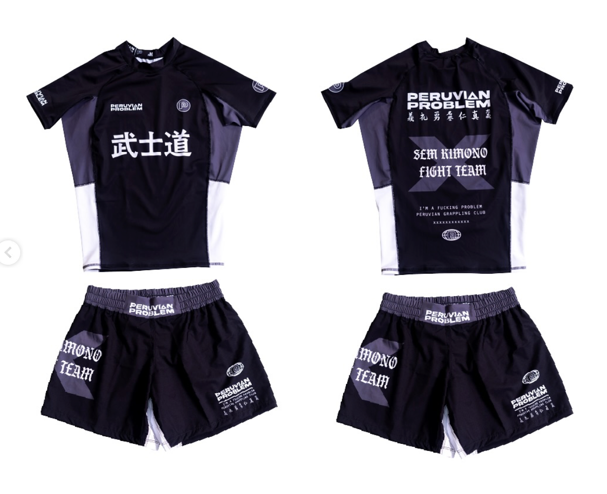 LIMITED EDITION - RANKED 2.0 PERUVIAN PROBLEM SHORT SLEEVE RASH GUARD